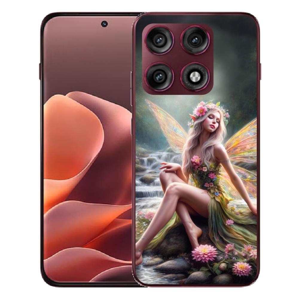 Gélový kryt mmCase na Motorola Edge 70 Pro - motýlia žena 1