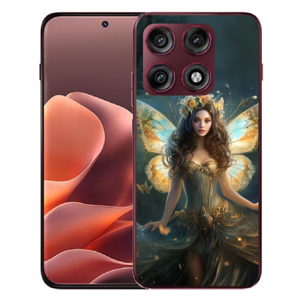 Gélový kryt mmCase na Motorola Edge 70 Pro - motýlia žena