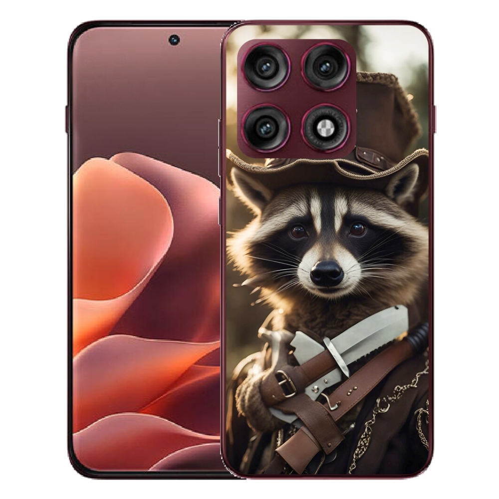 Gélový kryt mmCase na Motorola Edge 70 Pro - mýval v uniforme