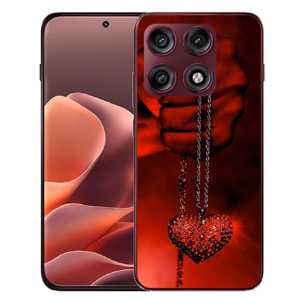 Gélový kryt mmCase na Motorola Edge 70 Pro - náhrdelník