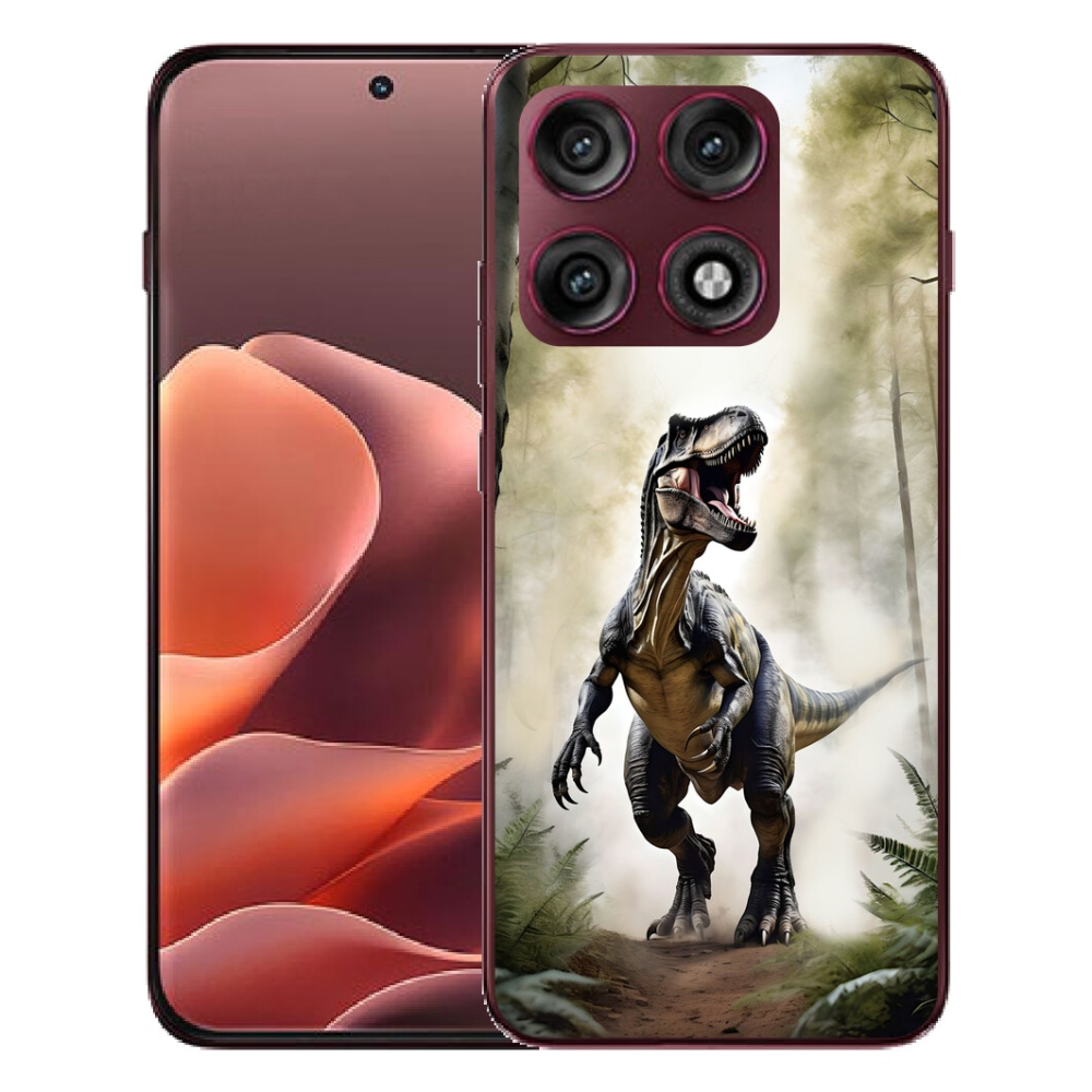 Gélový kryt mmCase na Motorola Edge 70 Pro - naštvaný T-Rex