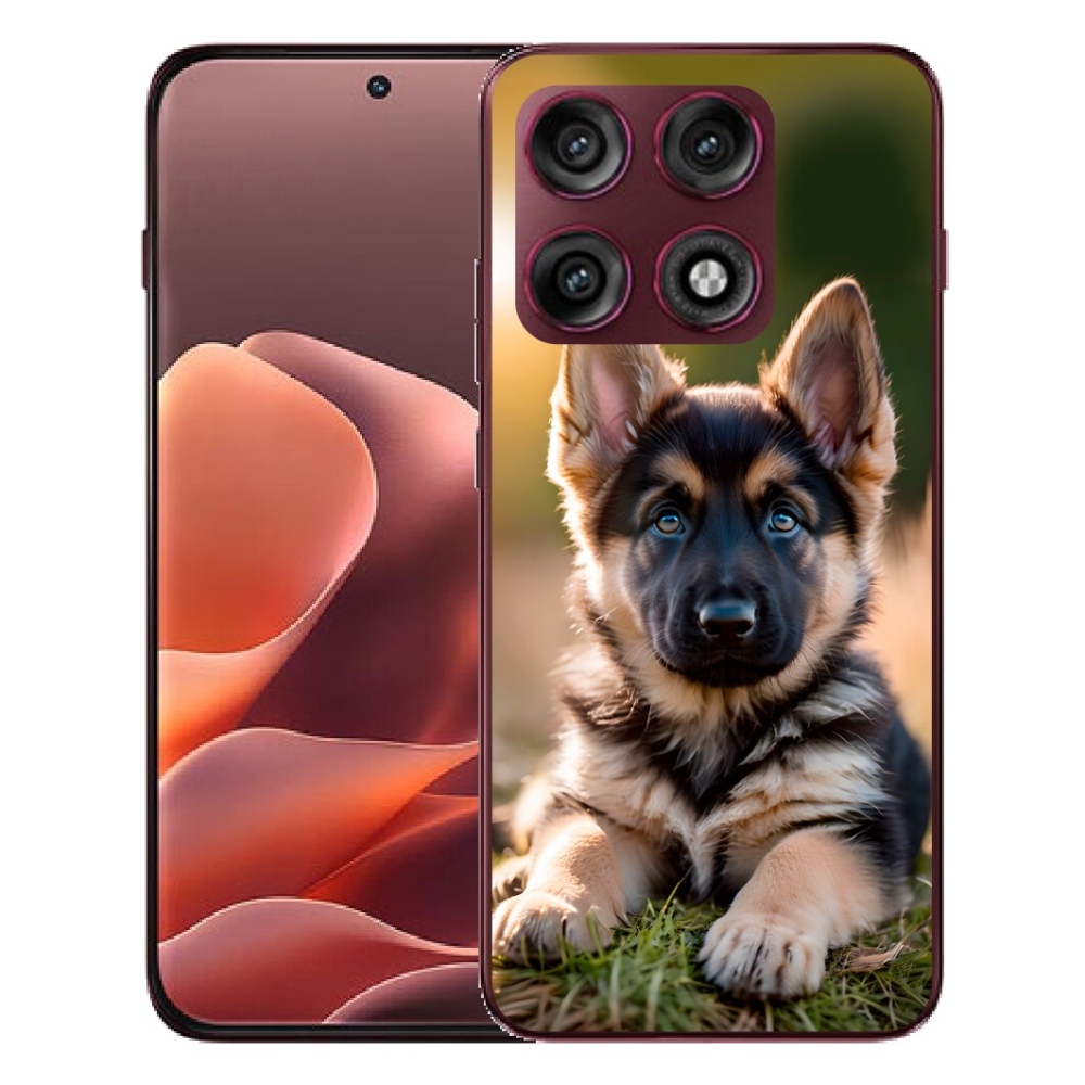 Gélový kryt mmCase na Motorola Edge 70 Pro - nemecký ovčiak v prírode