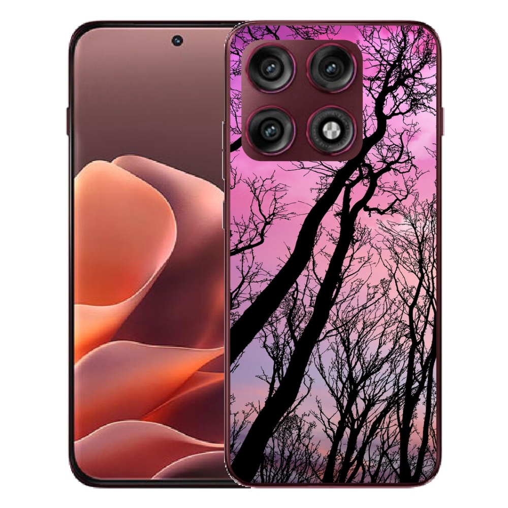 Gélový kryt mmCase na Motorola Edge 70 Pro - spadané stromy