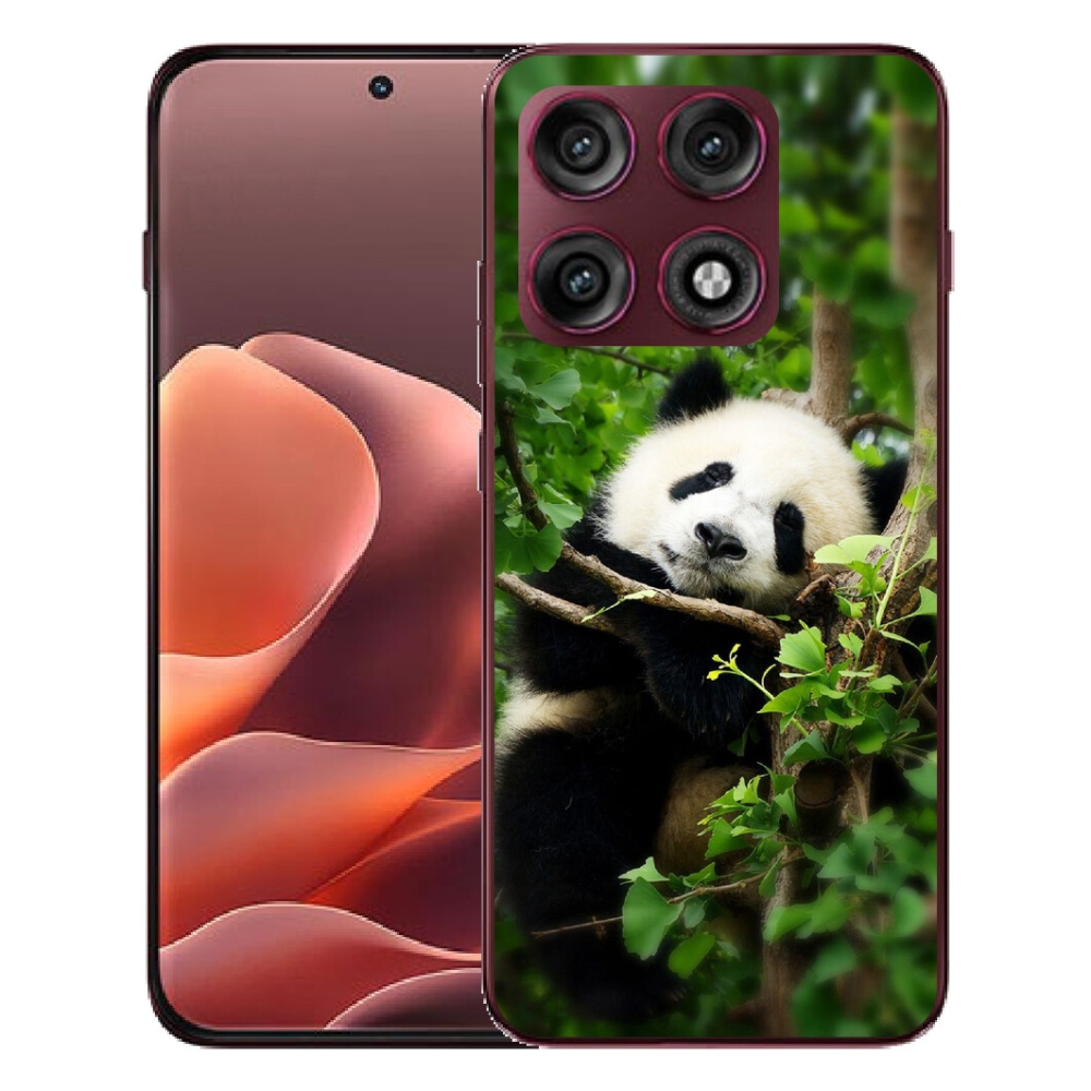 Gélový kryt mmCase na Motorola Edge 70 Pro - panda