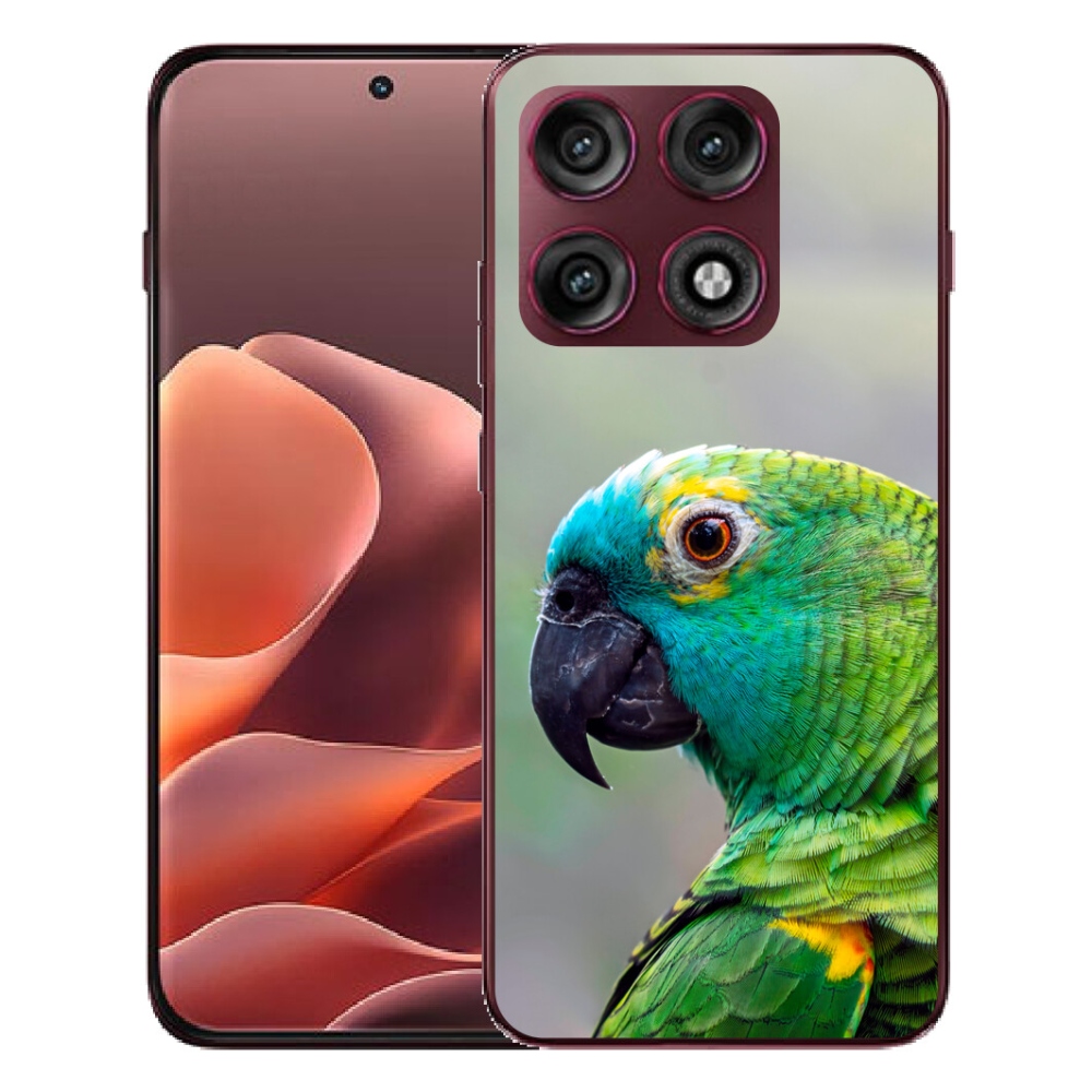 Gélový kryt mmCase na Motorola Edge 70 Pro - papagáj amazoňan