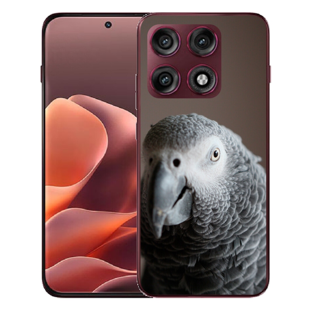 Gélový kryt mmCase na Motorola Edge 70 Pro - papagáj žako 2