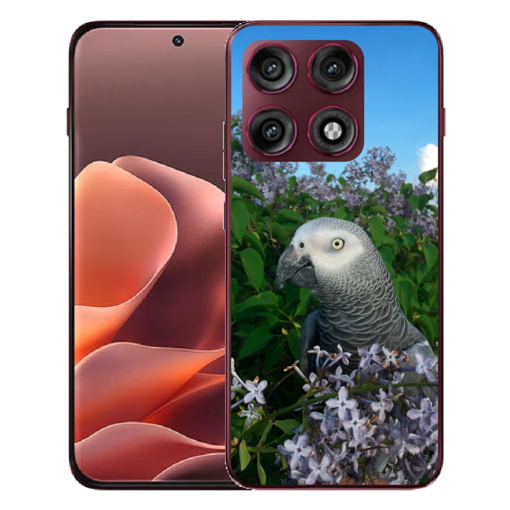 Gélový kryt mmCase na Motorola Edge 70 Pro - papagáj žako