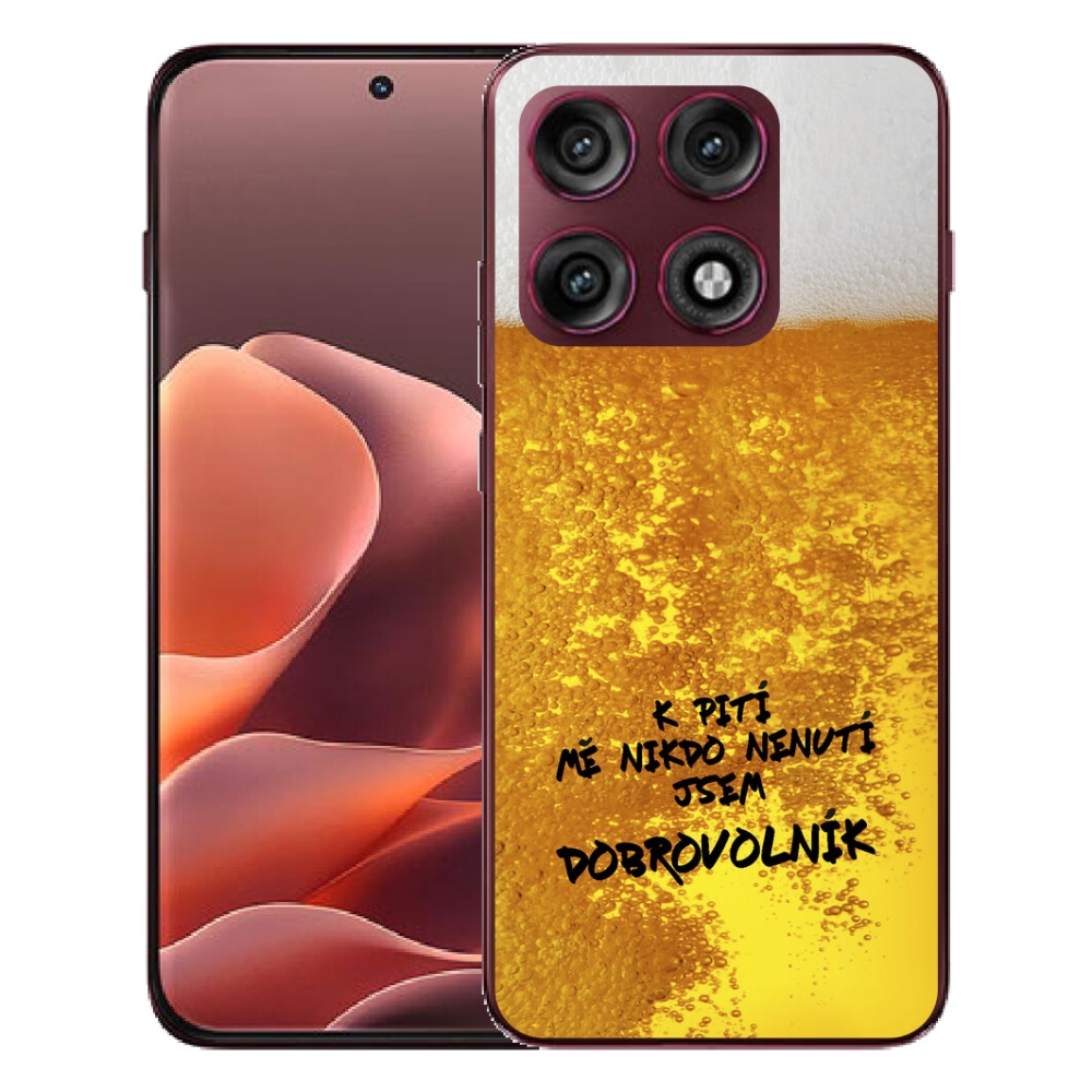 Gélový kryt mmCase na Motorola Edge 70 Pro - pivný motív 4