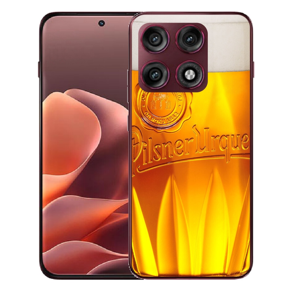 Gélový kryt mmCase na Motorola Edge 70 Pro - pivo