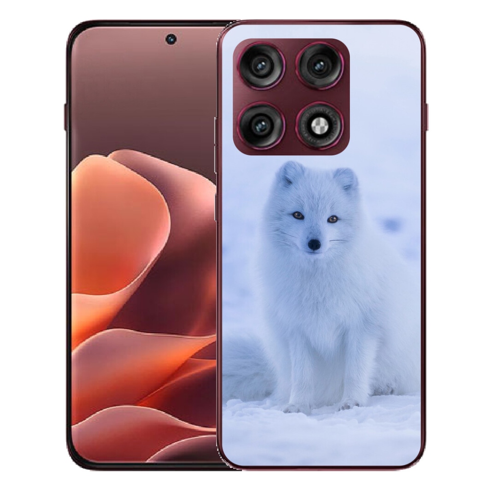 Gélový kryt mmCase na Motorola Edge 70 Pro - polárna líška