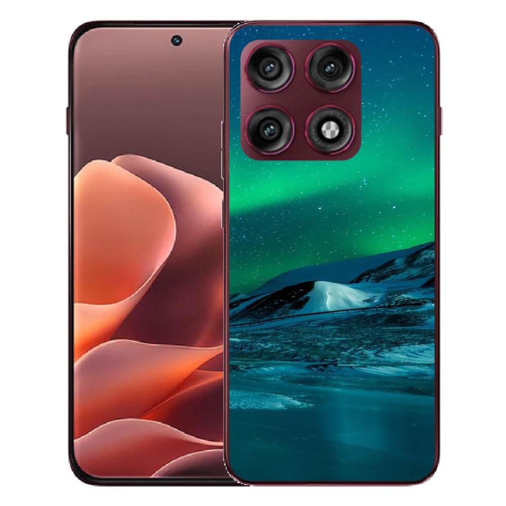 Gélový kryt mmCase na Motorola Edge 70 Pro - polárna žiara