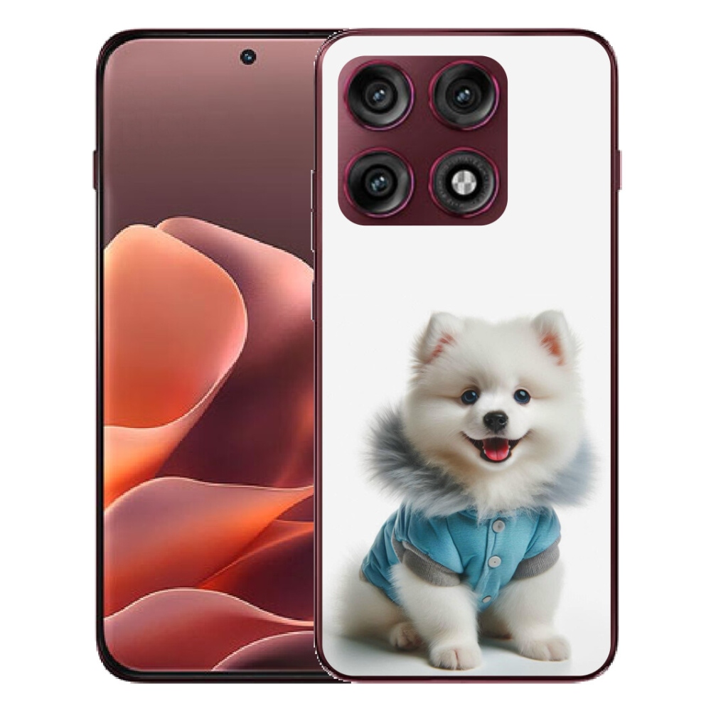 Gélový kryt mmCase na Motorola Edge 70 Pro - pomeranian