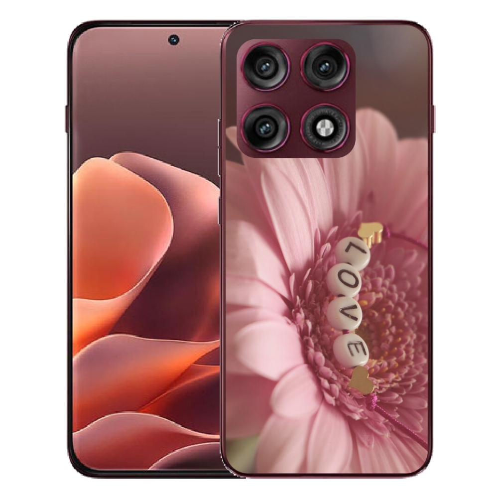 Gélový kryt mmCase na Motorola Edge 70 Pro - prívesok love