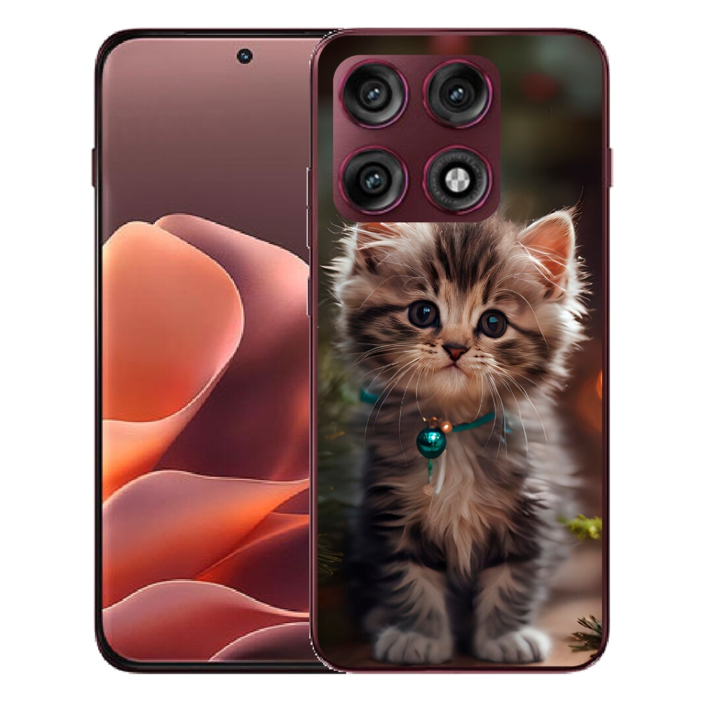 Gélový kryt mmCase na Motorola Edge 70 Pro - roztomilé mačiatko 11