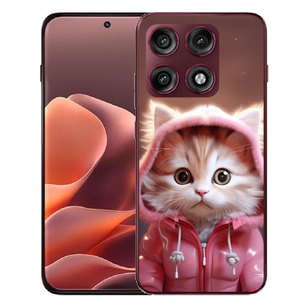 Gélový kryt mmCase na Motorola Edge 70 Pro - roztomilé mačiatko 3