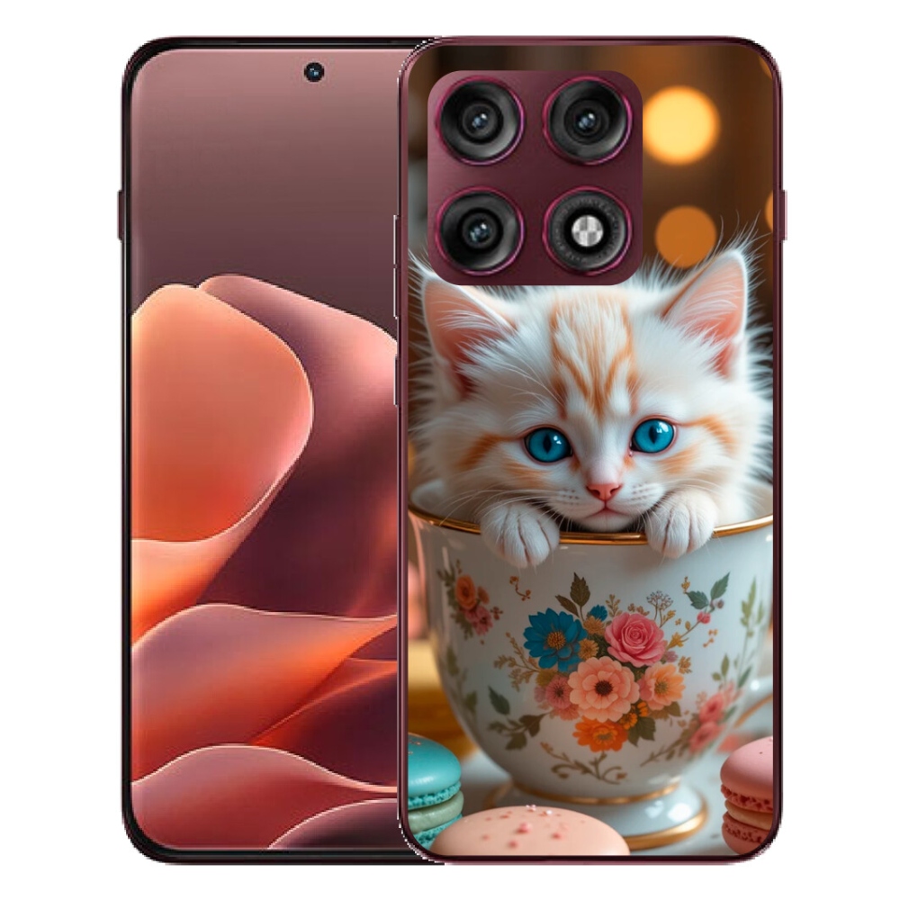 Gélový kryt mmCase na Motorola Edge 70 Pro - roztomilé mačiatko 6
