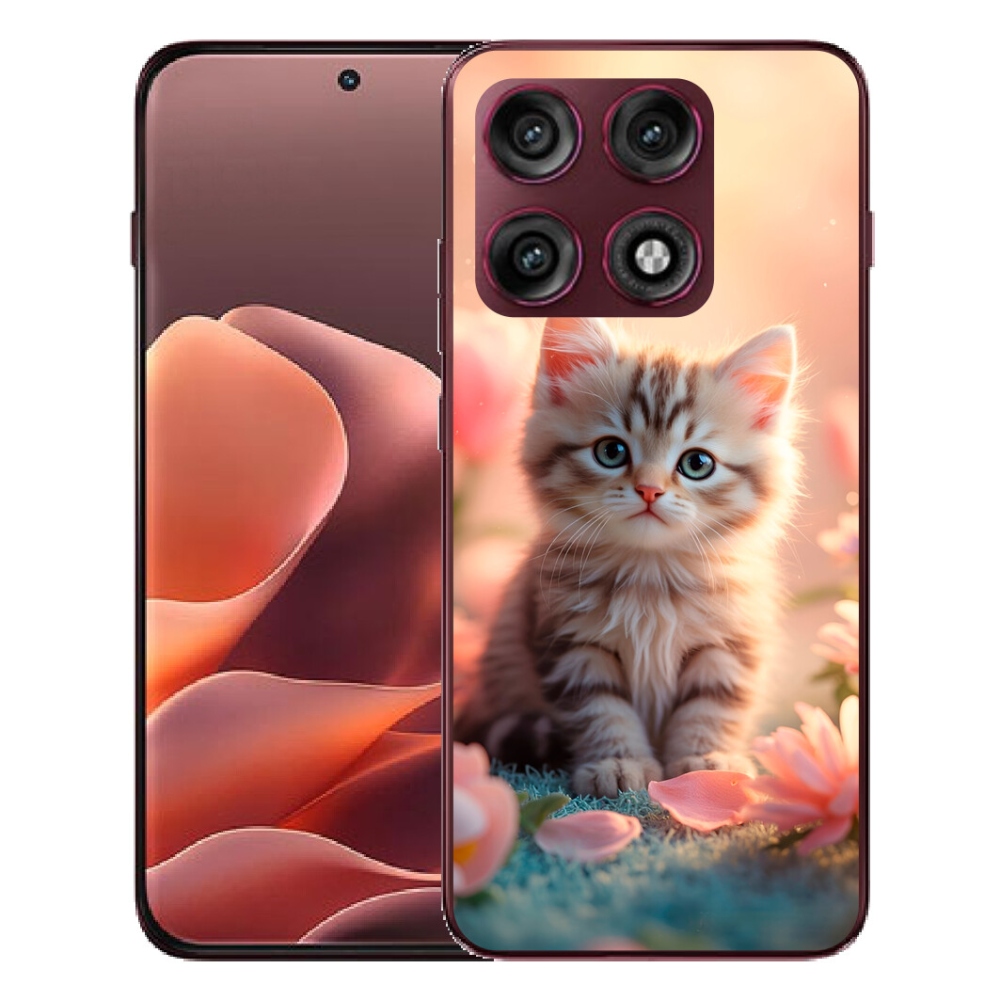 Gélový kryt mmCase na Motorola Edge 70 Pro - roztomilé mačiatko 8