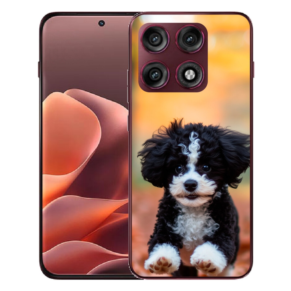 Gélový kryt mmCase na Motorola Edge 70 Pro - roztomilé šteňa 2