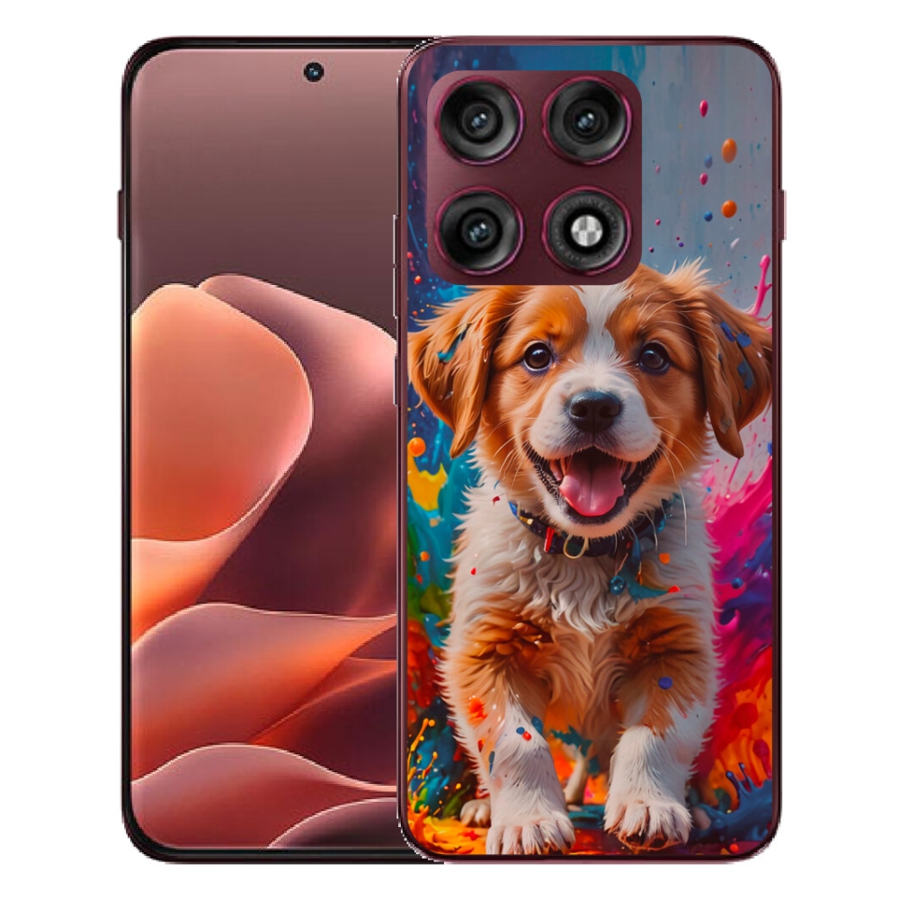 Gélový kryt mmCase na Motorola Edge 70 Pro - roztomilé šteňa 3