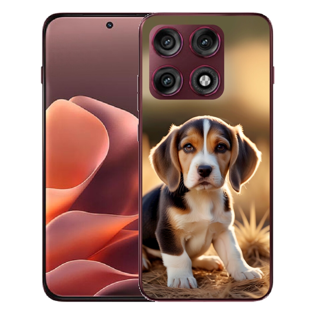 Gélový kryt mmCase na Motorola Edge 70 Pro - roztomilý bígl