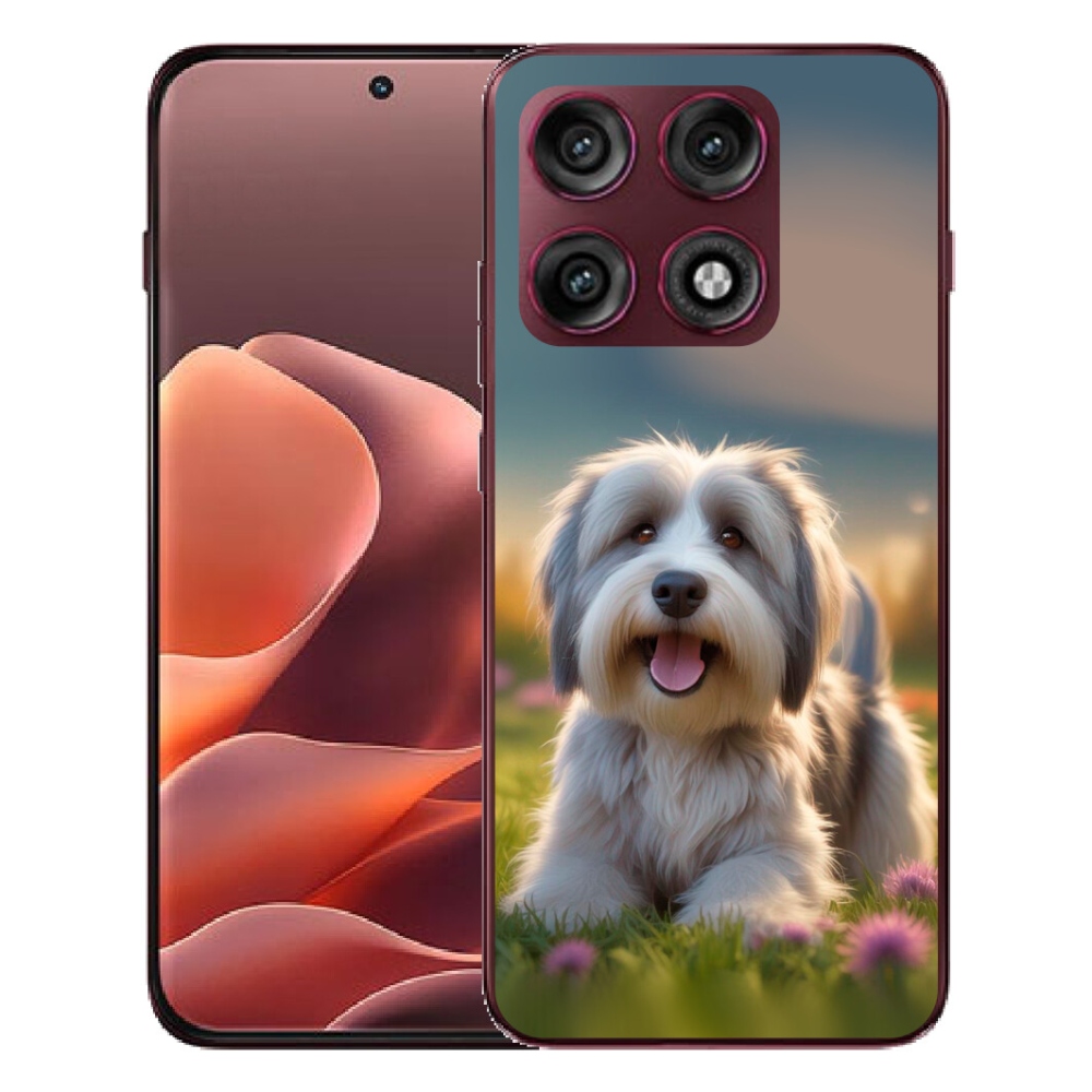 Gélový kryt mmCase na Motorola Edge 70 Pro - roztomilý havanský psík