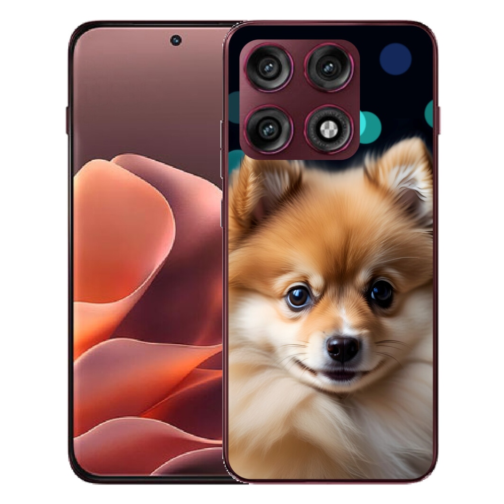 Gélový kryt mmCase na Motorola Edge 70 Pro - roztomilý pomeranian