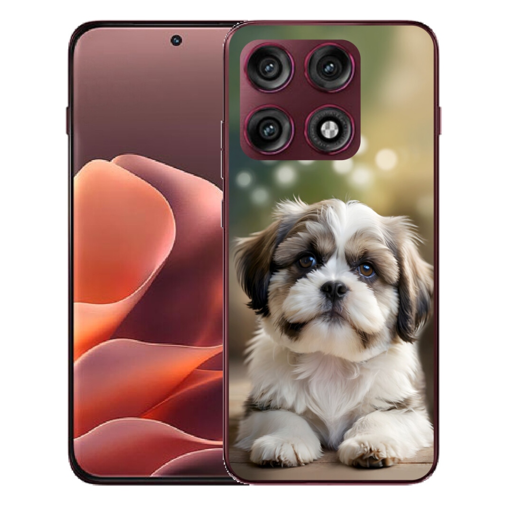 Gélový kryt mmCase na Motorola Edge 70 Pro - roztomilý shih-tzu