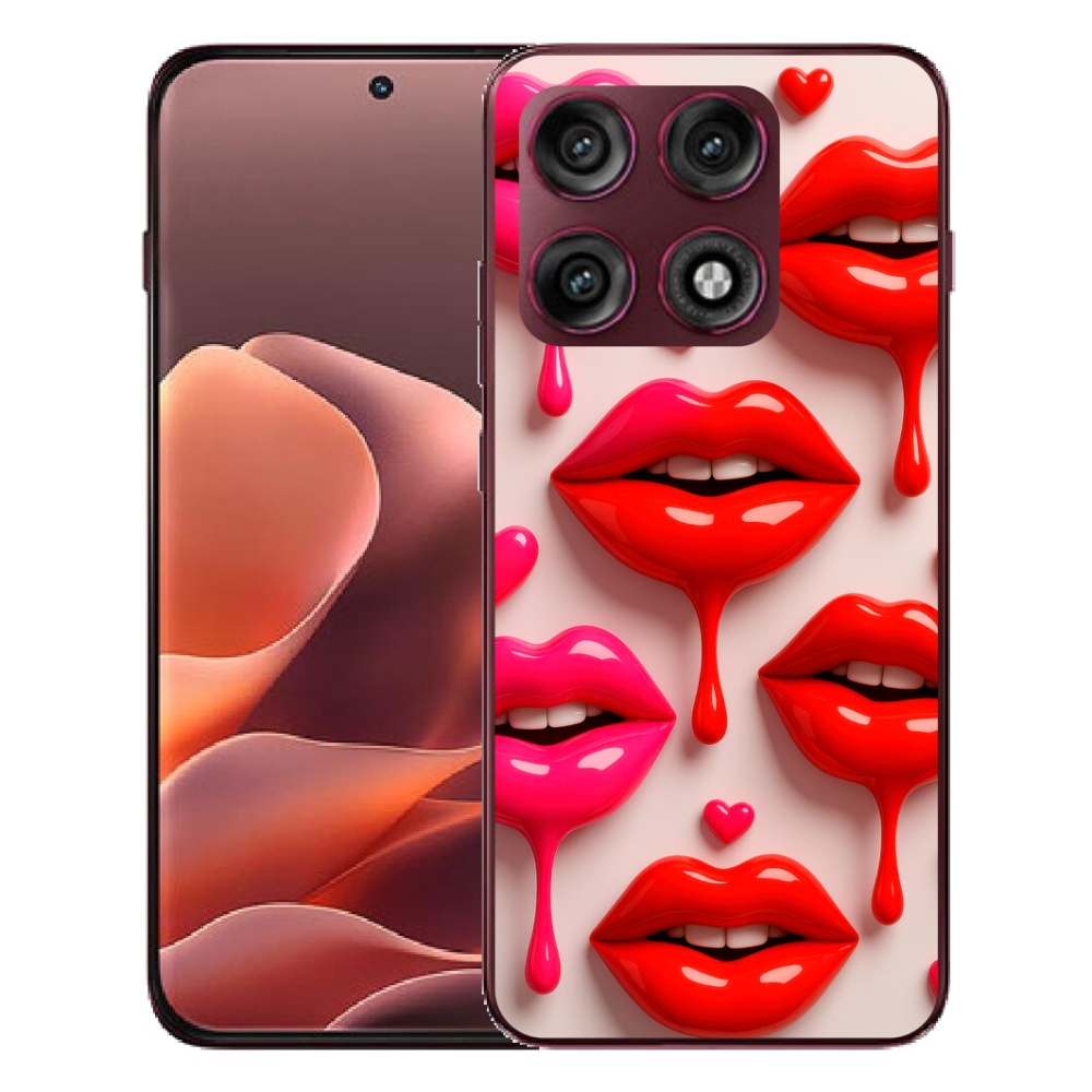 Gélový kryt mmCase na Motorola Edge 70 Pro - pery 2