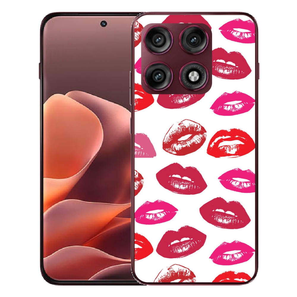 Gélový kryt mmCase na Motorola Edge 70 Pro - pery