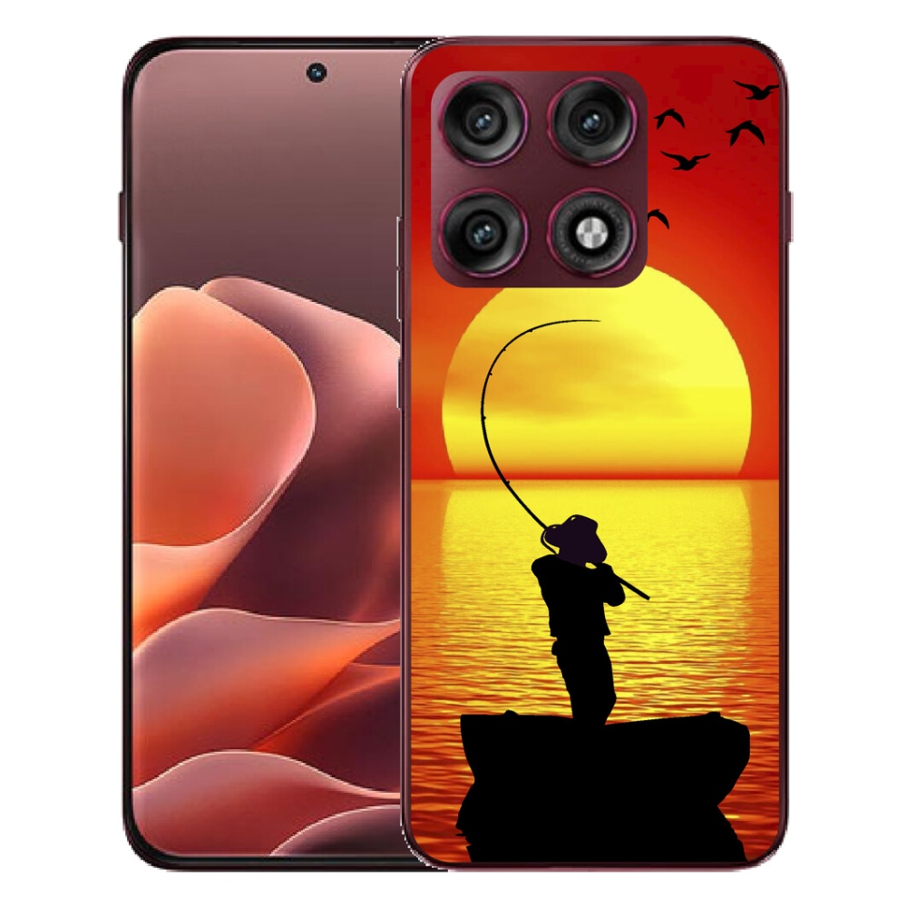 Gélový kryt mmCase na Motorola Edge 70 Pro - rybárčenie