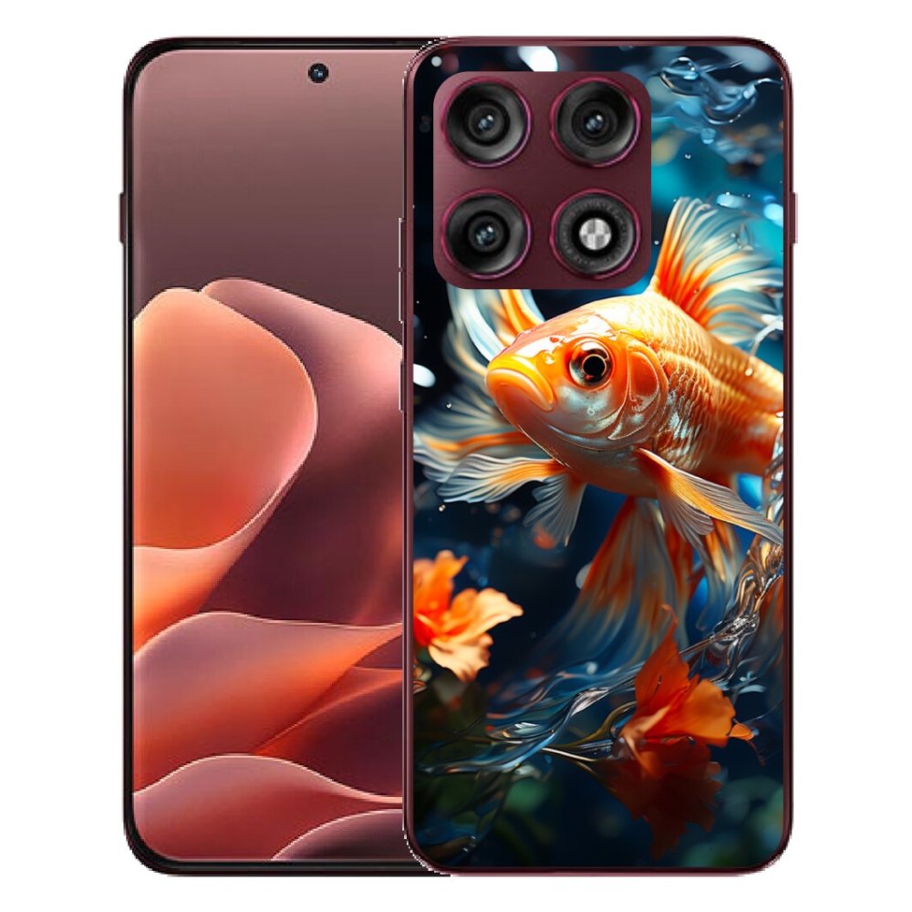 Gélový kryt mmCase na Motorola Edge 70 Pro - rybka