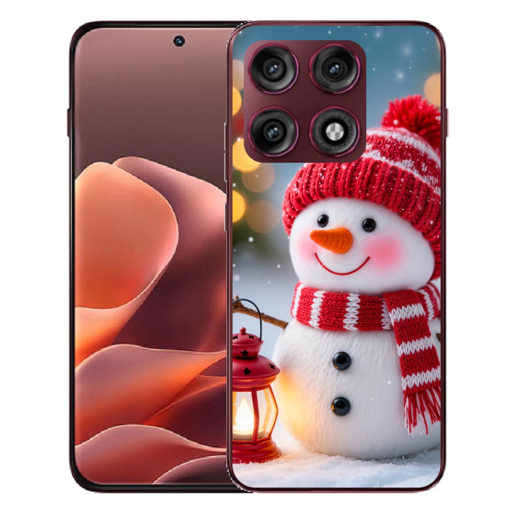 Gélový kryt mmCase na Motorola Edge 70 Pro - snehuliak 2