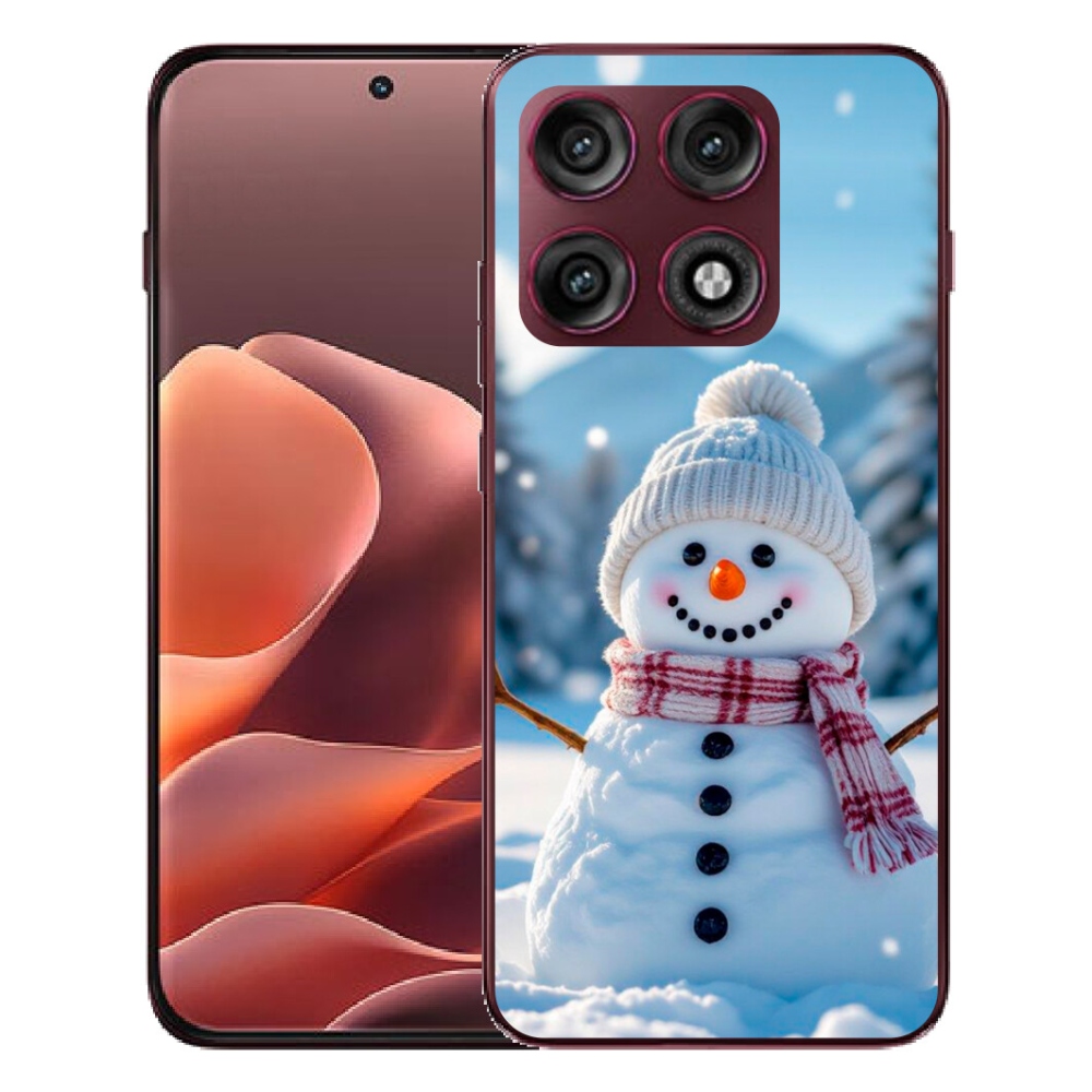 Gélový kryt mmCase na Motorola Edge 70 Pro - snehuliak 3