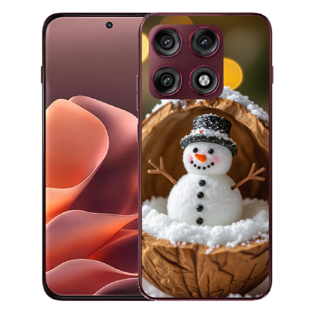 Gélový kryt mmCase na Motorola Edge 70 Pro - snehuliak 4