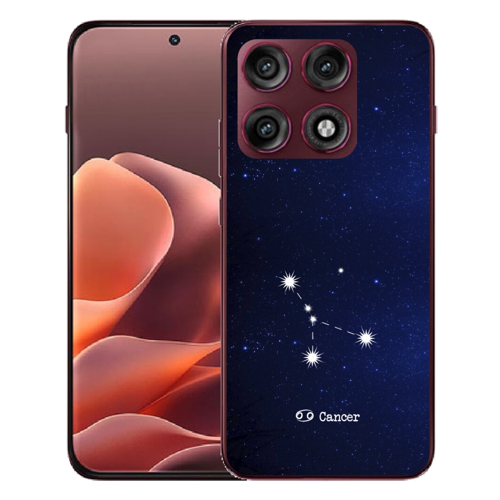 Gélový kryt mmCase na Motorola Edge 70 Pro - súhvezdie Raka