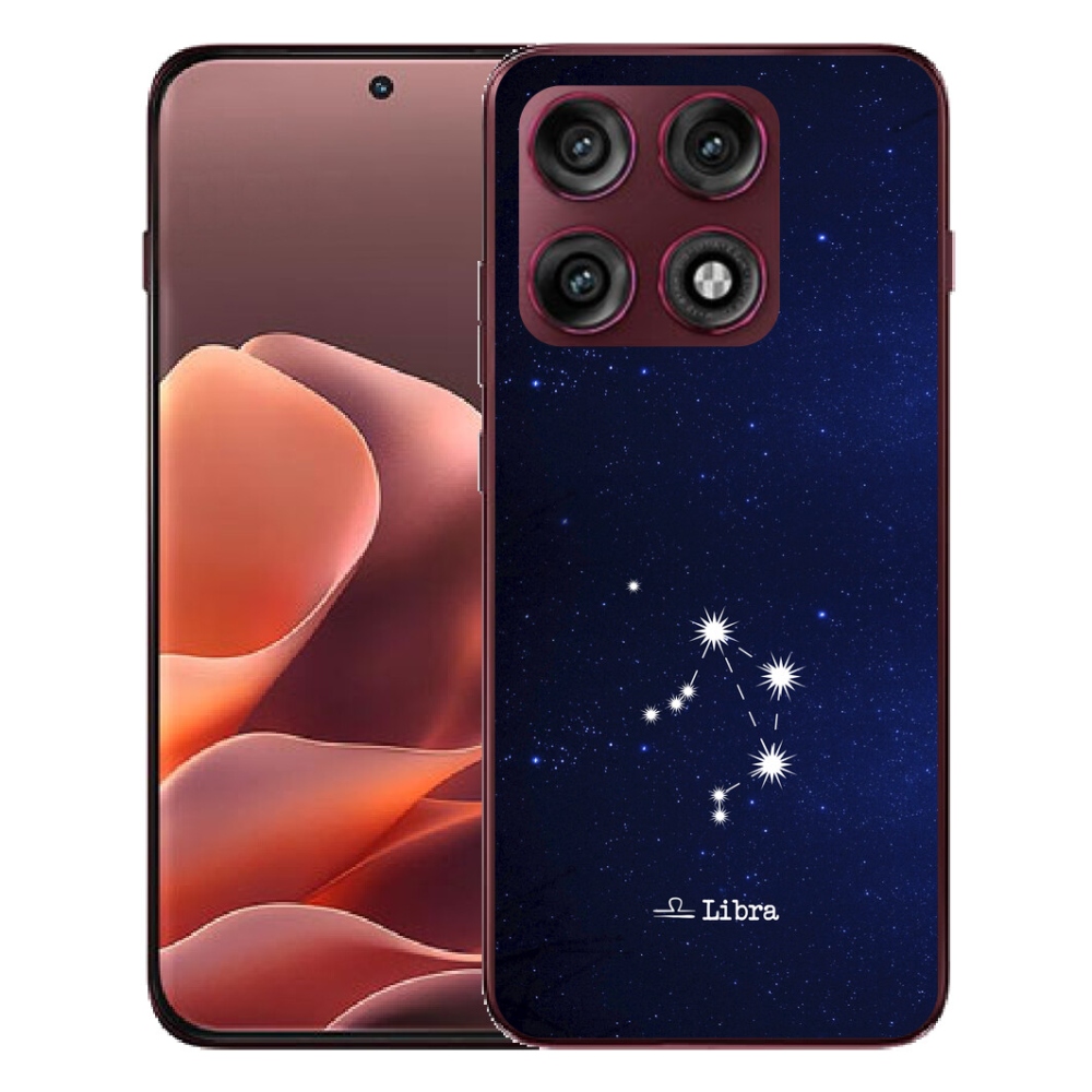 Gélový kryt mmCase na Motorola Edge 70 Pro - súhvezdie Váhy