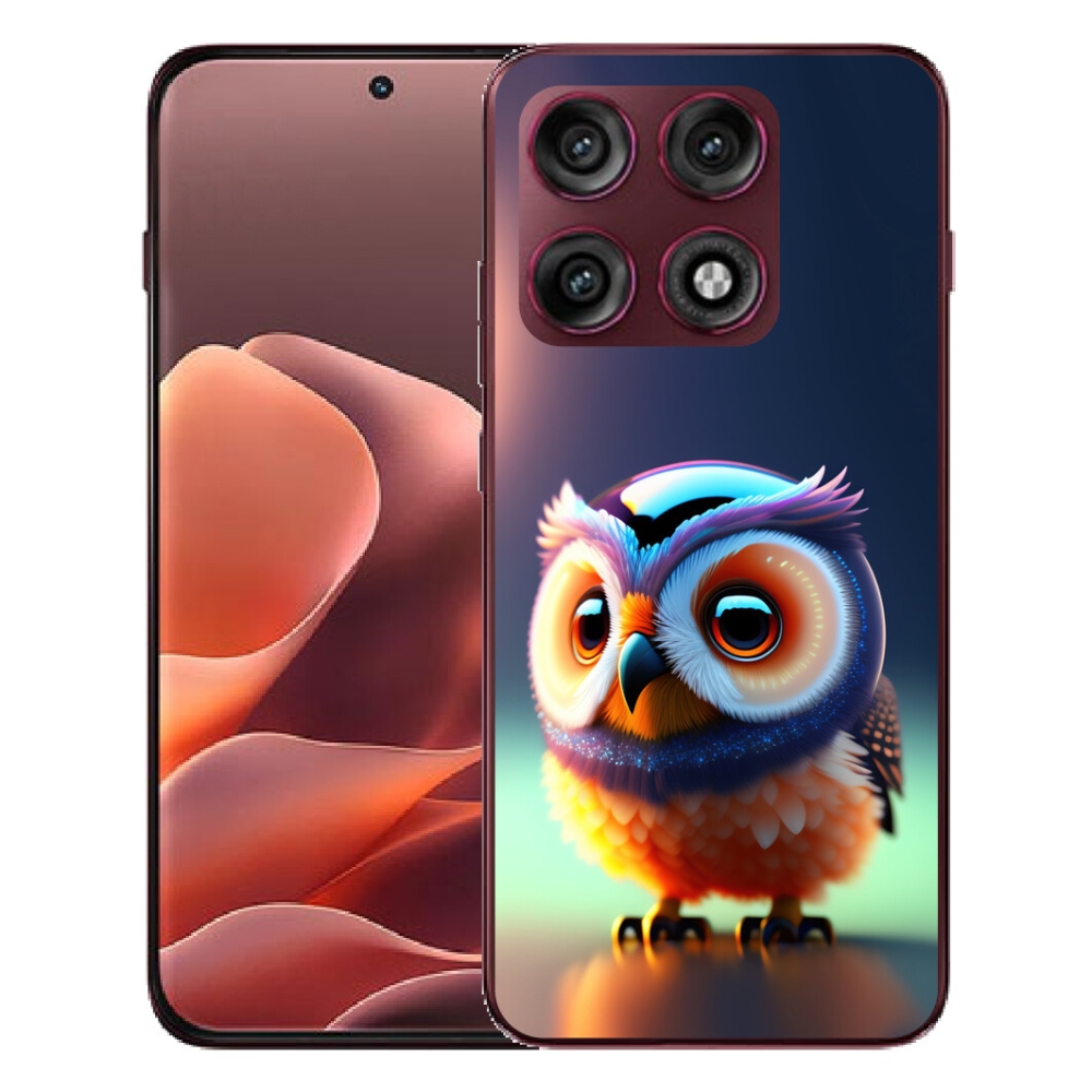 Gélový kryt mmCase na Motorola Edge 70 Pro - malá sova