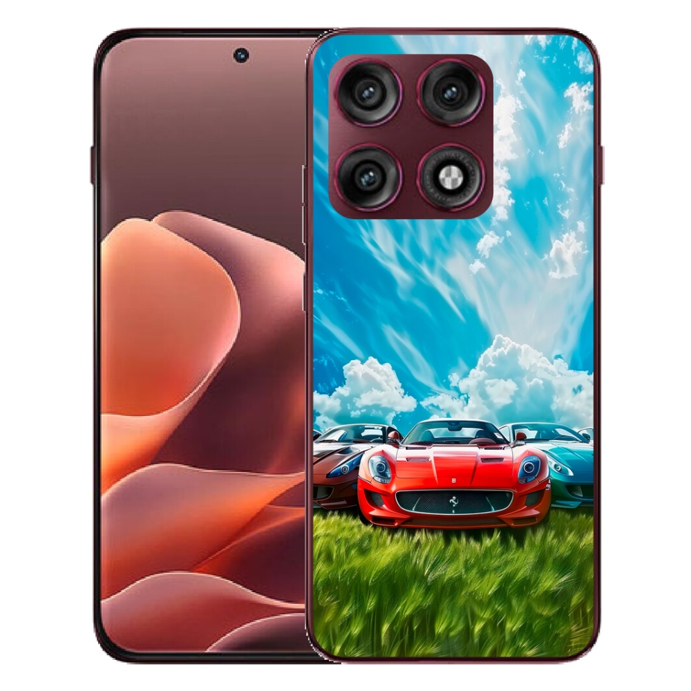Gélový kryt mmCase na Motorola Edge 70 Pro - športové vozidlá