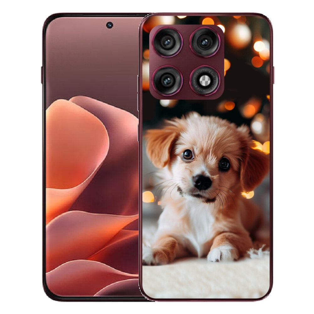 Gélový kryt mmCase na Motorola Edge 70 Pro - šteniatko