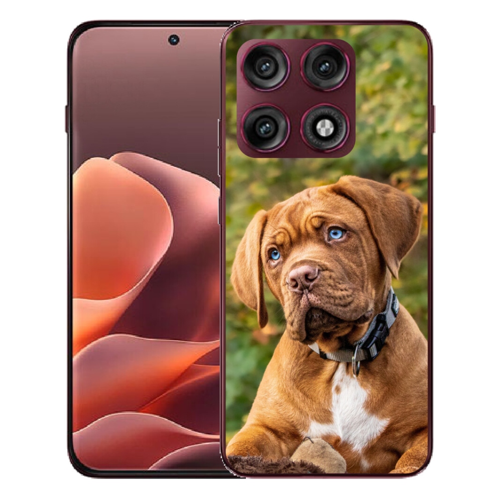 Gélový kryt mmCase na Motorola Edge 70 Pro - šteňa