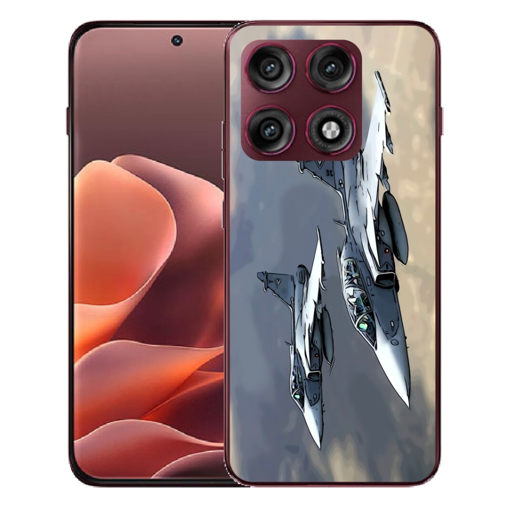 Gélový kryt mmCase na Motorola Edge 70 Pro - stíhačky