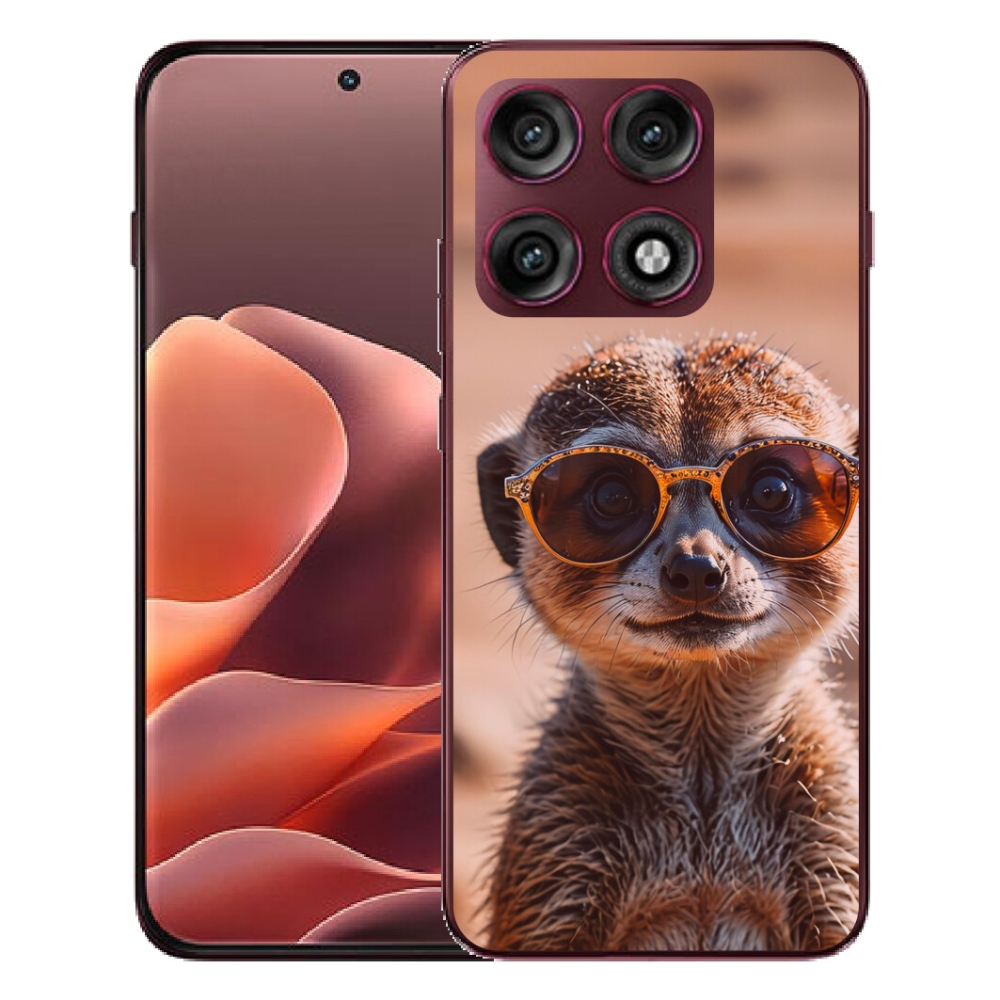 Gélový kryt mmCase na Motorola Edge 70 Pro - štýlové surikata