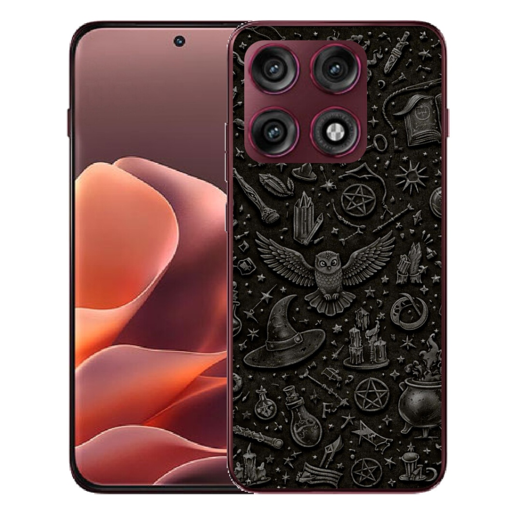 Gélový kryt mmCase na Motorola Edge 70 Pro - tmavý magický svet