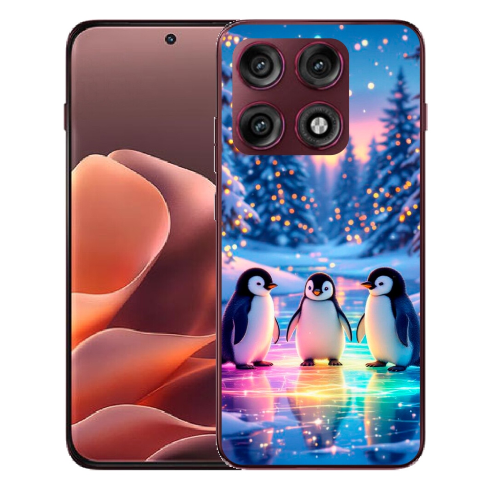 Gélový kryt mmCase na Motorola Edge 70 Pro - tučníci