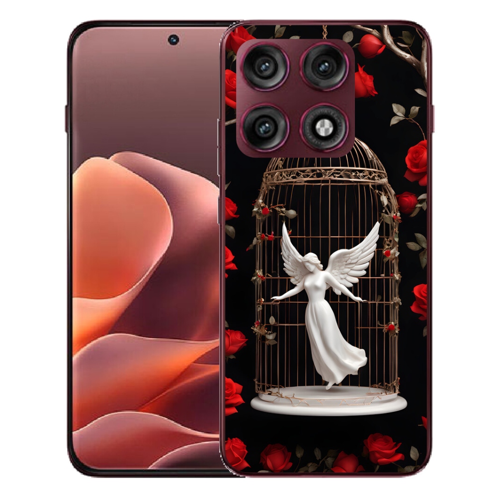 Gélový kryt mmCase na Motorola Edge 70 Pro - uväznený anjel