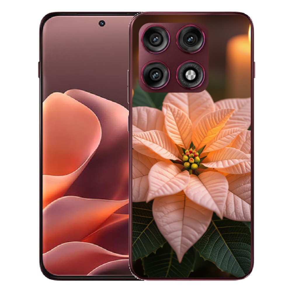 Gélový kryt mmCase na Motorola Edge 70 Pro - vianočná hviezda