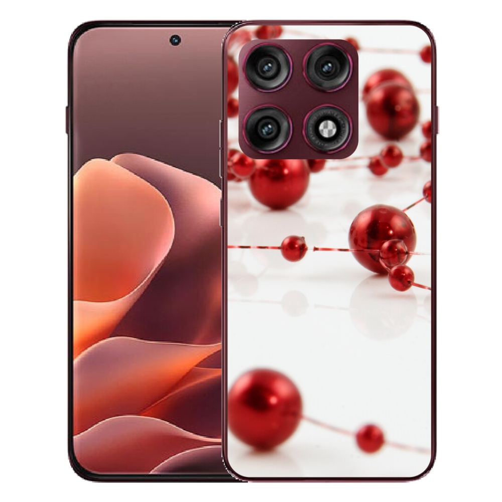 Gélový kryt mmCase na Motorola Edge 70 Pro - vianočná reťaz