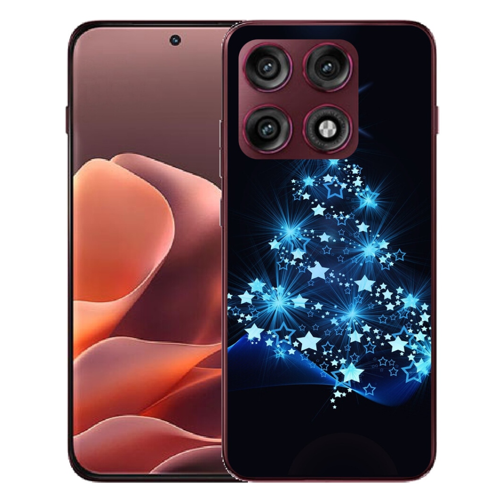Gélový kryt mmCase na Motorola Edge 70 Pro - vianočný stromček
