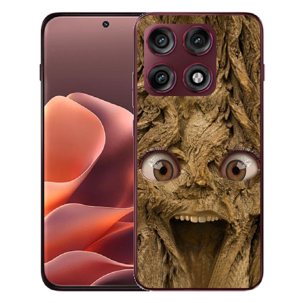 Gélový kryt mmCase na Motorola Edge 70 Pro - veselý strom s očami