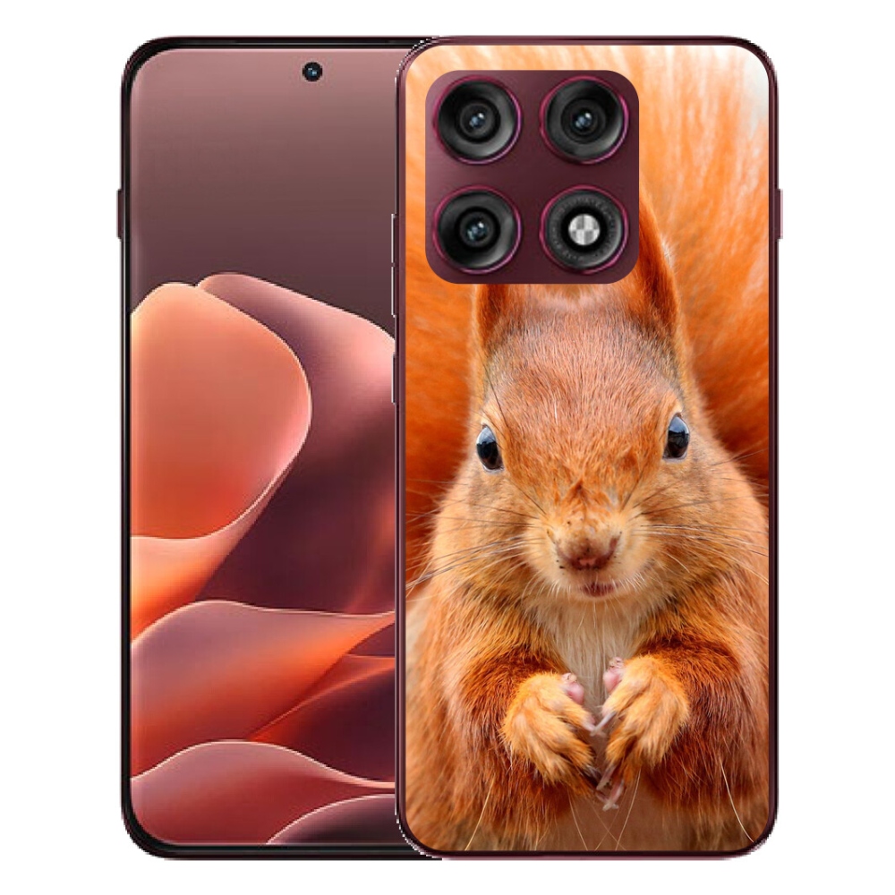Gélový kryt mmCase na Motorola Edge 70 Pro - veverička